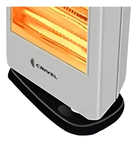 Estufa Halógena Crivel H3ost 1400w Oscilante Protección Blanco