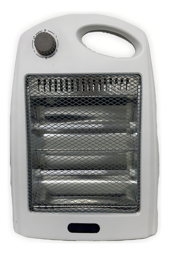 Calefactor Cuarzo Indelplas Ie-01 Eléctrico 800w Compacto Blanco