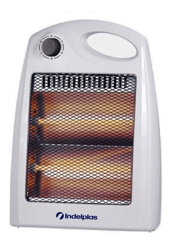 Calefactor Cuarzo Indelplas Ie-01 Eléctrico 800w Compacto Blanco