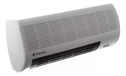 Caloventor Crivel Cvp-15 2000w Blanco Control Remoto Y Temporizador