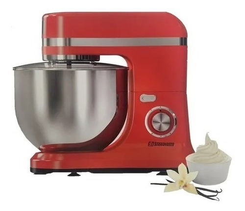 Batidora Planetaria De Pie Steel Home Bp2000 Roja 12l 2000w Rojo