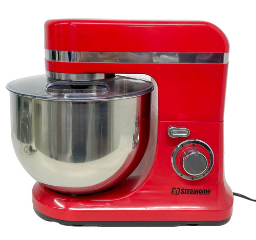 Batidora Planetaria De Pie Steel Home Bp2000 Roja 12l 2000w Rojo