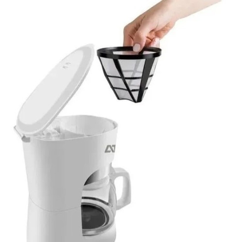 Cafetera De Filtro Atma Ca8133p 1.25l Blanca 850watts 909663 Blanco