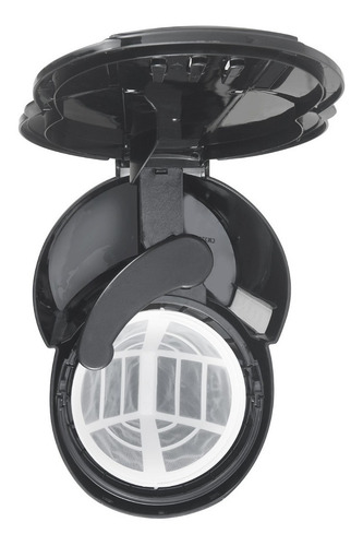 Cafetera Eléctrica Negra Midea 1,25l Color Negro