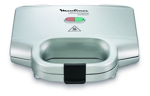 Sandwichera Moulinex Ultracompact Blanca Sm154180 Color Silver