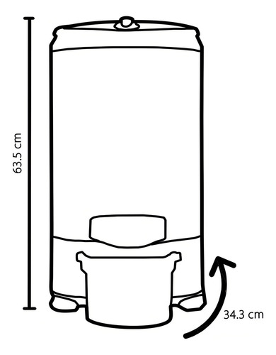 Secarropas Koh-i-noor B-655/2 Blanco 5.5kg Centrífugo Acero Inoxidable