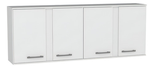 Alacena Cocina Premium Reforzada 160 X 62 Cm Colores S Color Blanco