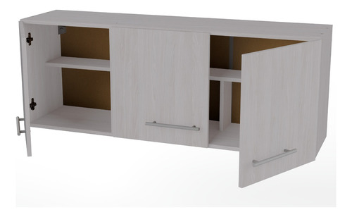 Alacena Cocina Melamina Orlandi 3 Puertas 1.20mts Color Blanco