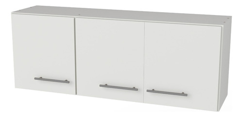 Alacena Cocina Melamina Orlandi 3 Puertas 1.20mts Color Blanco