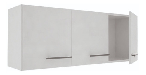Alacena Cocina Melamina Orlandi 3 Puertas 1.20mts Color Blanco