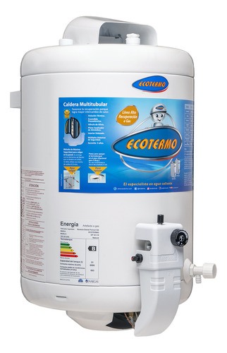Termotanque Ecotermo 53 Lts Ar Ep Gn C/superior Teco2ns053 Blanco