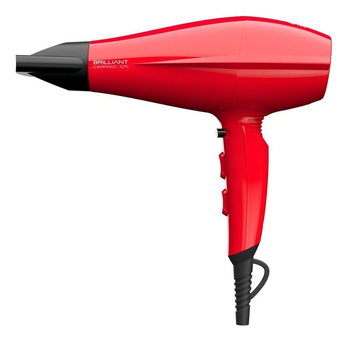 Secador De Pelo Ga.ma Italy Brilliant Ceramic Ion Rojo