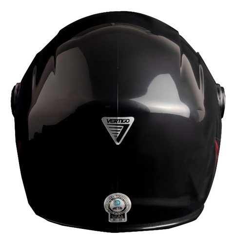 Casco Para Moto Integral Vertigo V32 Line Negro Brillante Talle Xl