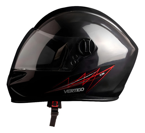 Casco Para Moto Integral Vertigo V32 Line Negro Brillante Talle Xl