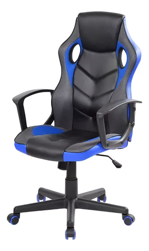 Sillon Gamer Onebox Ob-sg3a Butaca Negra/azul Erg/recl/ap.br