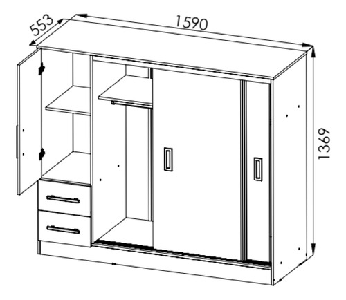 Placard Orlandi Mini Estudiantil 1.58 X 1.36 X 0.55 296 Weng Wengue