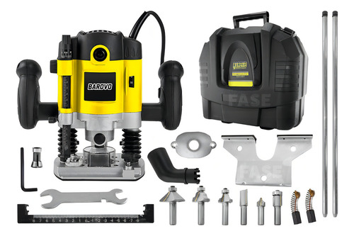 Fresadora Barovo Fe120-c 1200w Con Maletin Y Accesorios