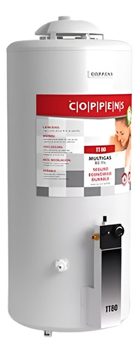 Termotanque Coppens Tq80co 80lts Multigas  Blanco