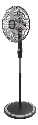 Ventilador Pie 18 Liliana Vvpc18m Parrilla Cromada 75w/3vel 45.72 Cm Negro Plateado Metal 3