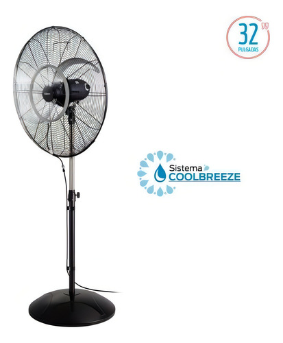 Ventilador De Pie Industrial Liliana 32 3 Vel 280w Vpi32cb