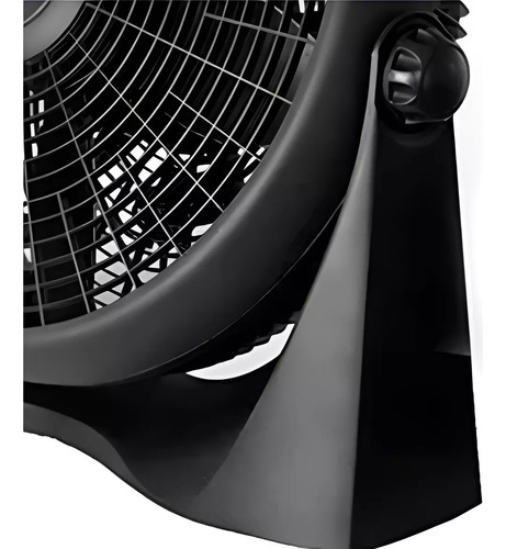 Turbo Ventilador Faraon 5 Aspas 3 Velocidades Color Negro 5 Negro Negro 1.702 M 50/60 Hz Plástico