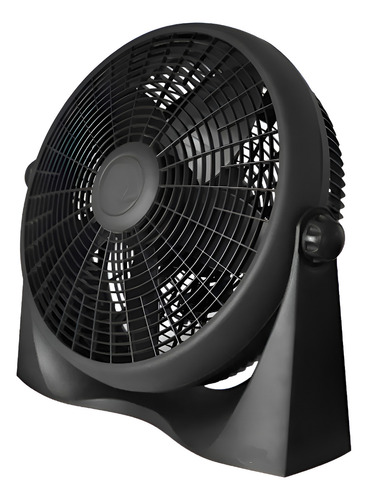 Turbo Ventilador Faraon 5 Aspas 3 Velocidades Color Negro 5 Negro Negro 1.702 M 50/60 Hz Plástico