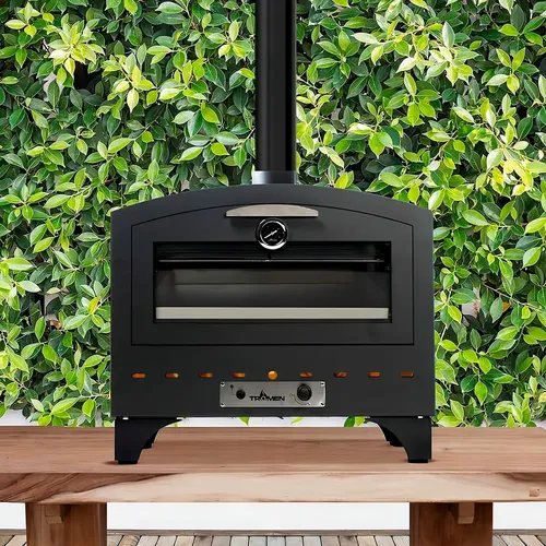 Horno De Mesa Tromen Tango 780 A Gas Multigas 120l Gris Control Mecánico