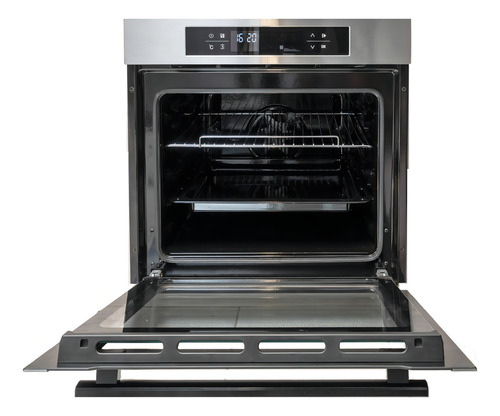 Horno Electrico Empotrable Morelli New Vetro Digital 75 Lts Color Plateado