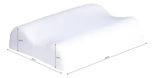 Combo X2 Almohada King-house 60x40 Viscoelastica Cervical Blancos