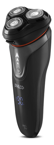Afeitadora Philco Ae5305pp Negro Turbo Recortador De Patillas