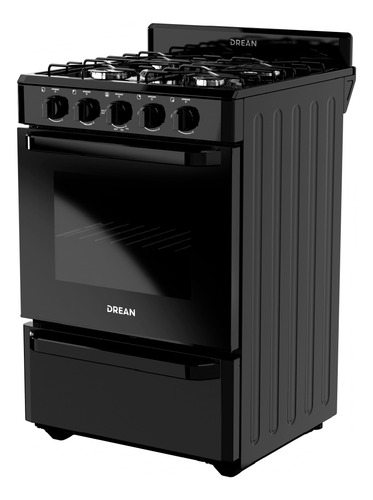 Cocina Multigas 56 Cm Negro Drean