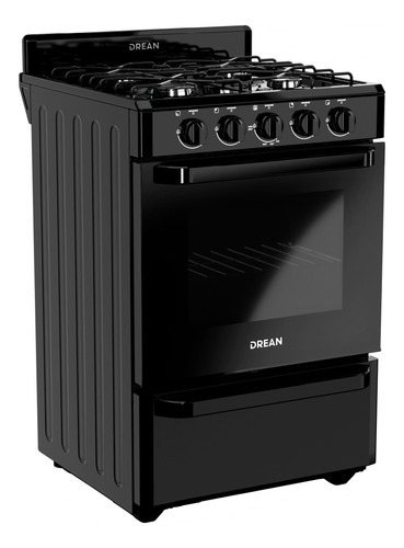 Cocina Multigas 56 Cm Negro Drean