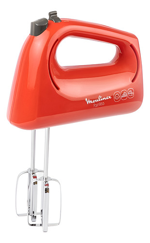 Batidora De Mano Facilitar Roja Moulinex Sx1505ar Roja 250w. Rojo