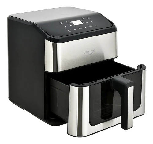 Air Fryer Freidora De Aire 8 Litros Vonne Cocina 1500w Negro Y Plata