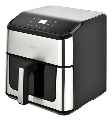 Air Fryer Freidora De Aire 8 Litros Vonne Cocina 1500w Negro Y Plata
