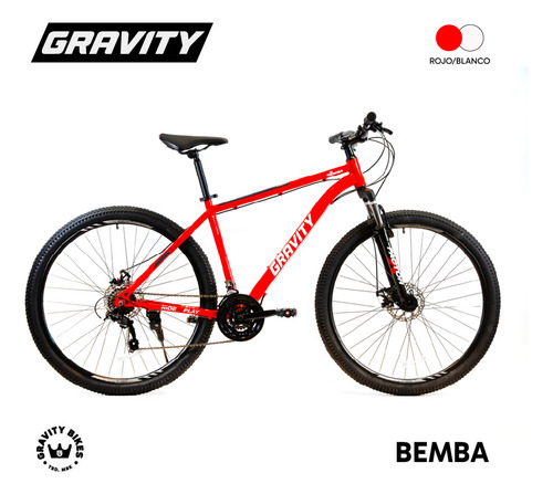 Bicicleta Mtb Bemba R29tm/l Roja - Gravity Rojo