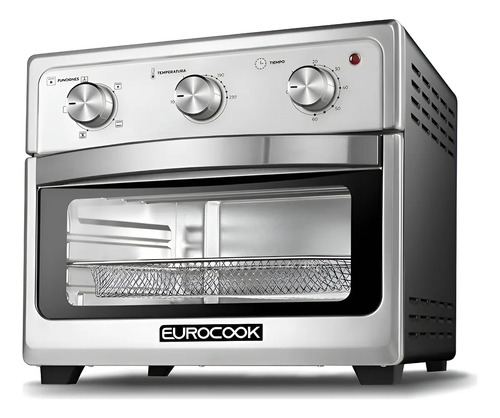 Horno Electrico C/freidora Eurocook Ec-fo16 16 Lts 1500w Ino Inoxidable