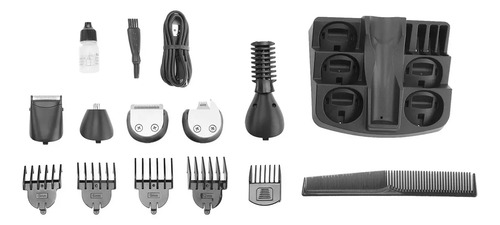 Maquina Afeitadora Cortadora De Pelo Trimmer Barba Grooming Gris