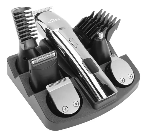 Maquina Afeitadora Cortadora De Pelo Trimmer Barba Grooming Gris