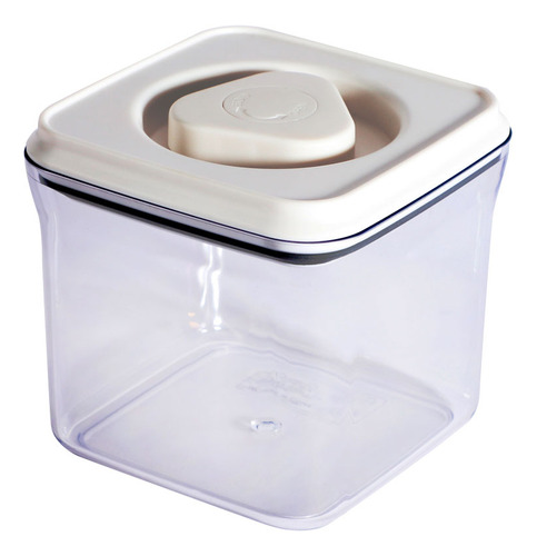 Set X3 Frasco Contenedor Hermetico Spin Lock Vonne Cocina Beige
