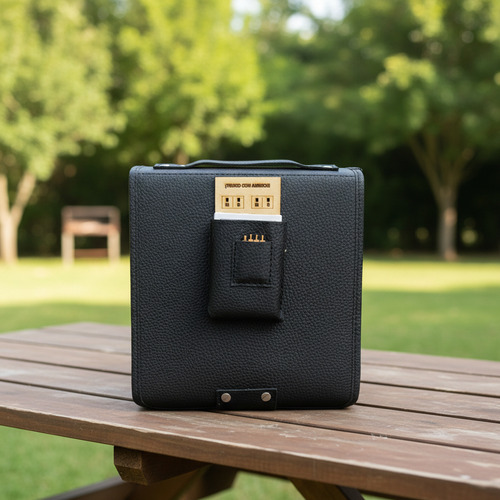 Set Asado X2 Tablitas,cubiertos,vasos,naipes Bolso Ecocuero