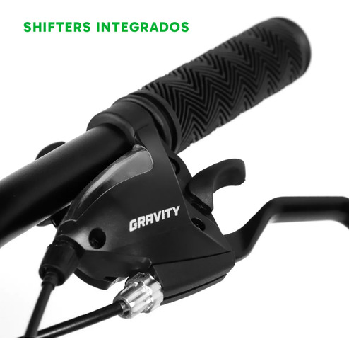 Bicicleta Mountain Bike Gravity Dabomb Rodado 29/21 Cambios Verde M
