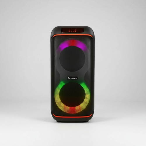 Torre Parlante Inalambrico Bluetooth Ambassador Negro