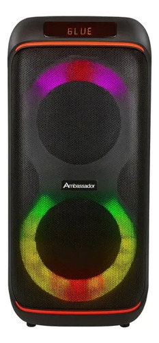 Torre Parlante Inalambrico Bluetooth Ambassador Negro