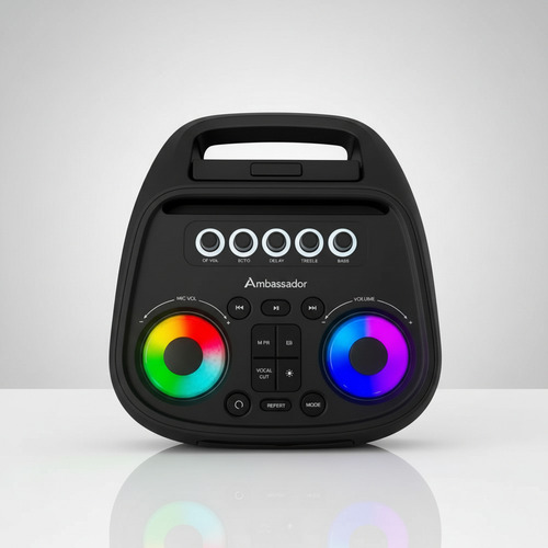 Torre Parlante Inalambrico Bluetooth Ambassador Negro