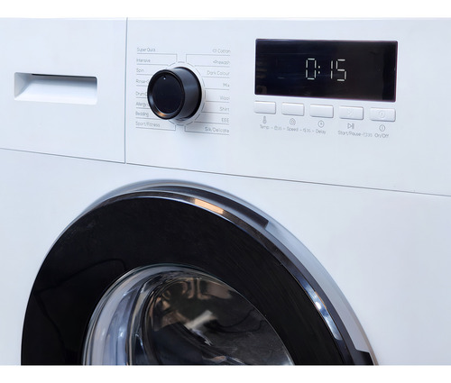 Lavarropas Enova Carga Frontal 6 Kg Color Blanco Blanco