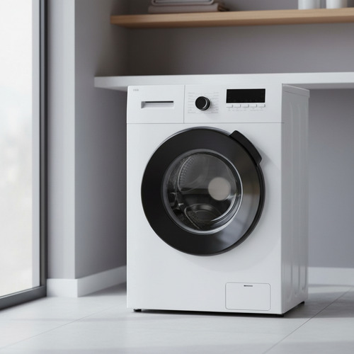 Lavarropas Enova Carga Frontal 6 Kg Color Blanco Blanco