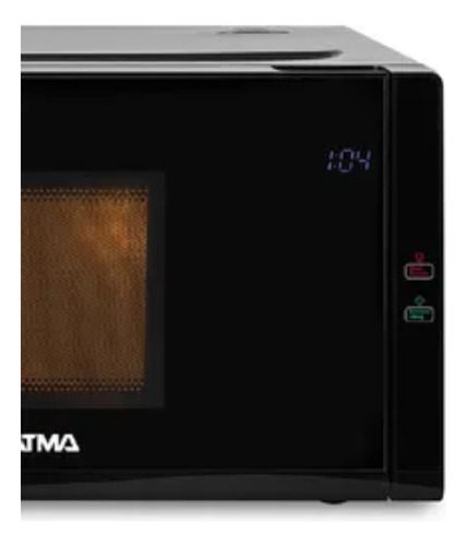 Microondas Digital Con Grill Watdgb30uan Negro 30lts Atma