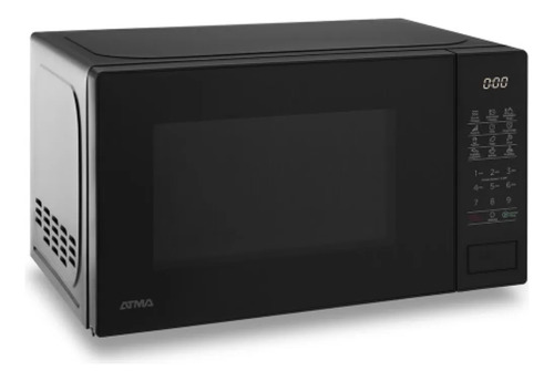Microondas Digital Atma 20 Litros Negro 700w