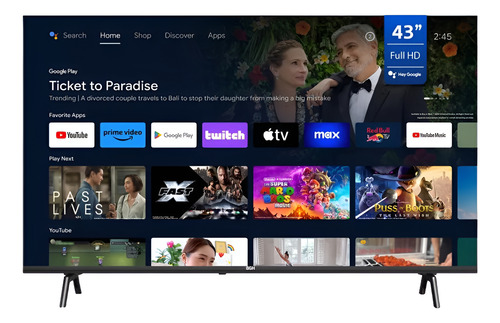 Smart Tv Bgh Led 43 Pulgadas Fhd B4325fs5a Full Hd Android